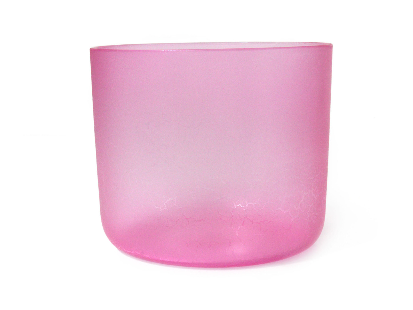 Pink Collection The Glazed Rainbow Iridescent Lacquer Crystal Singing Bowl