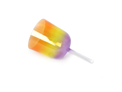 The Smooth Glide Iridescent Lacquer Handheld Crystal Singing Bowl (Practitioner)