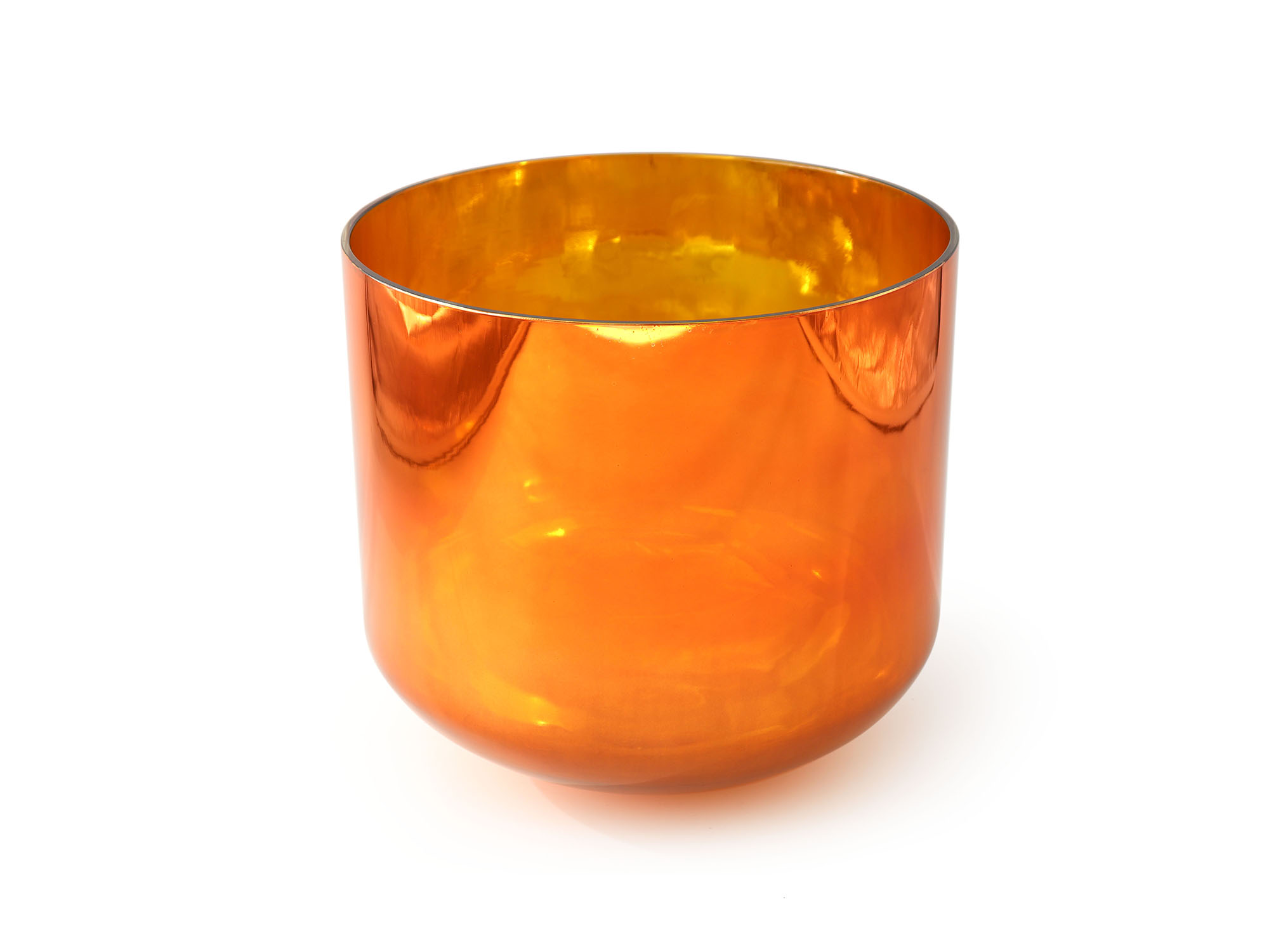 The Mirror-Sheen Iridescent Lacquer Crystal Singing Bowl