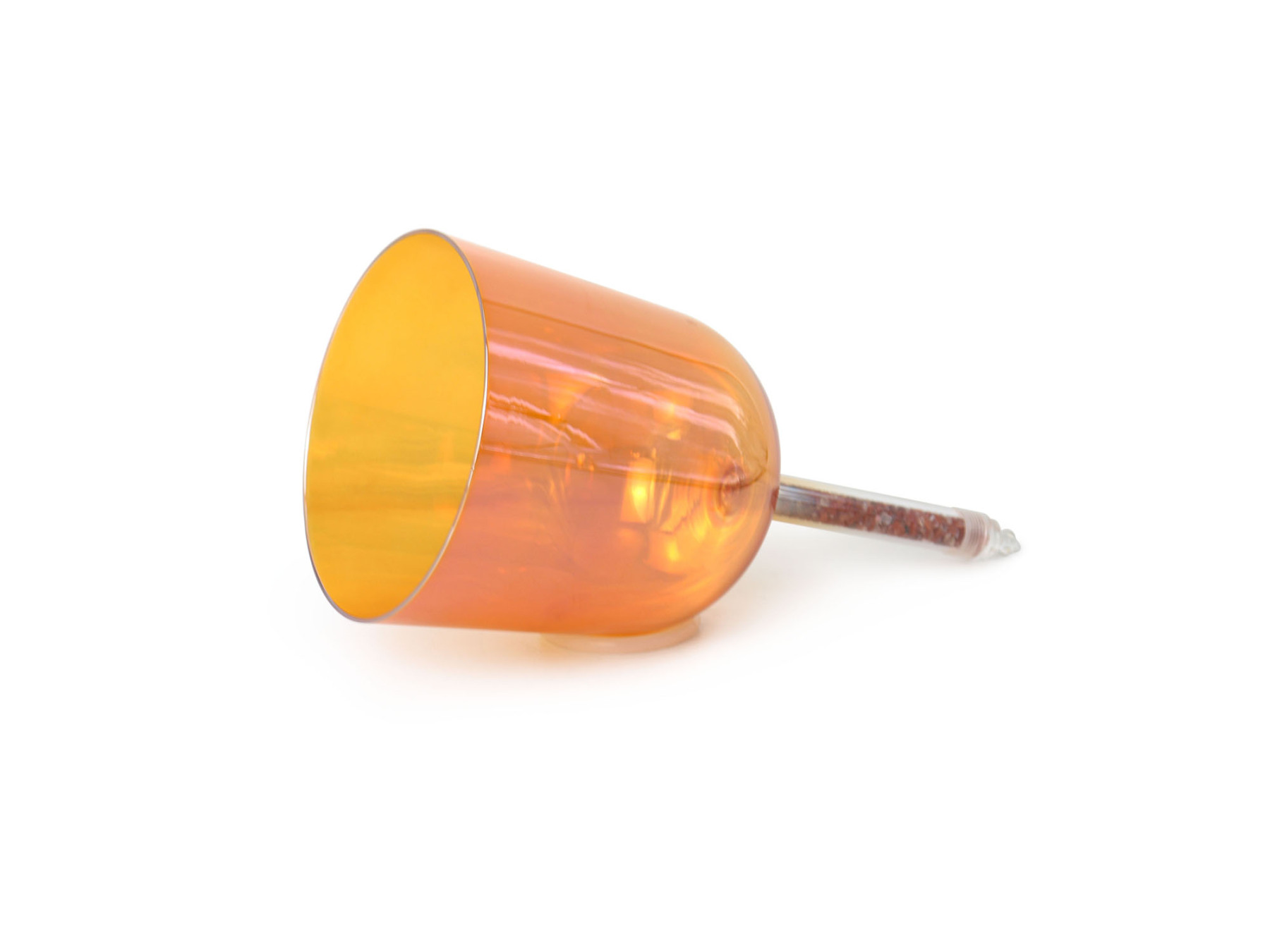 Handheld Crystal Singing Bowl with Polished Jade Handle – Practitioner Series