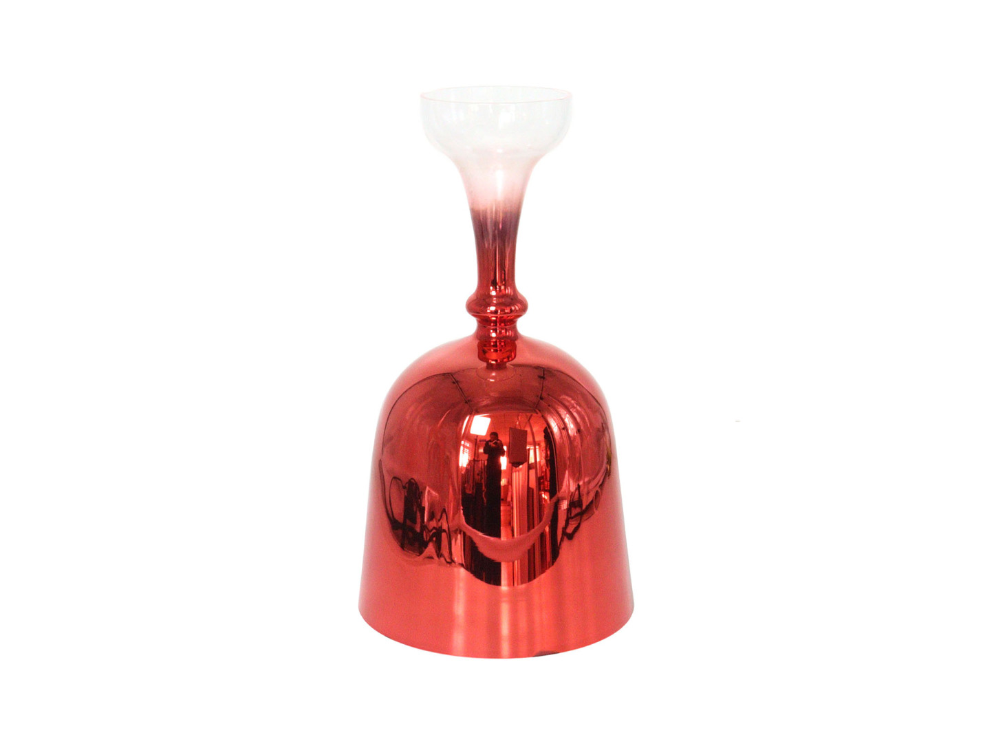 Red Gradient Handheld Alchemy Crystal Singing Bowl (Chalice Style)