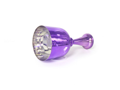Purple Handheld Alchemy Crystal Singing Bowl (Chalice Style)