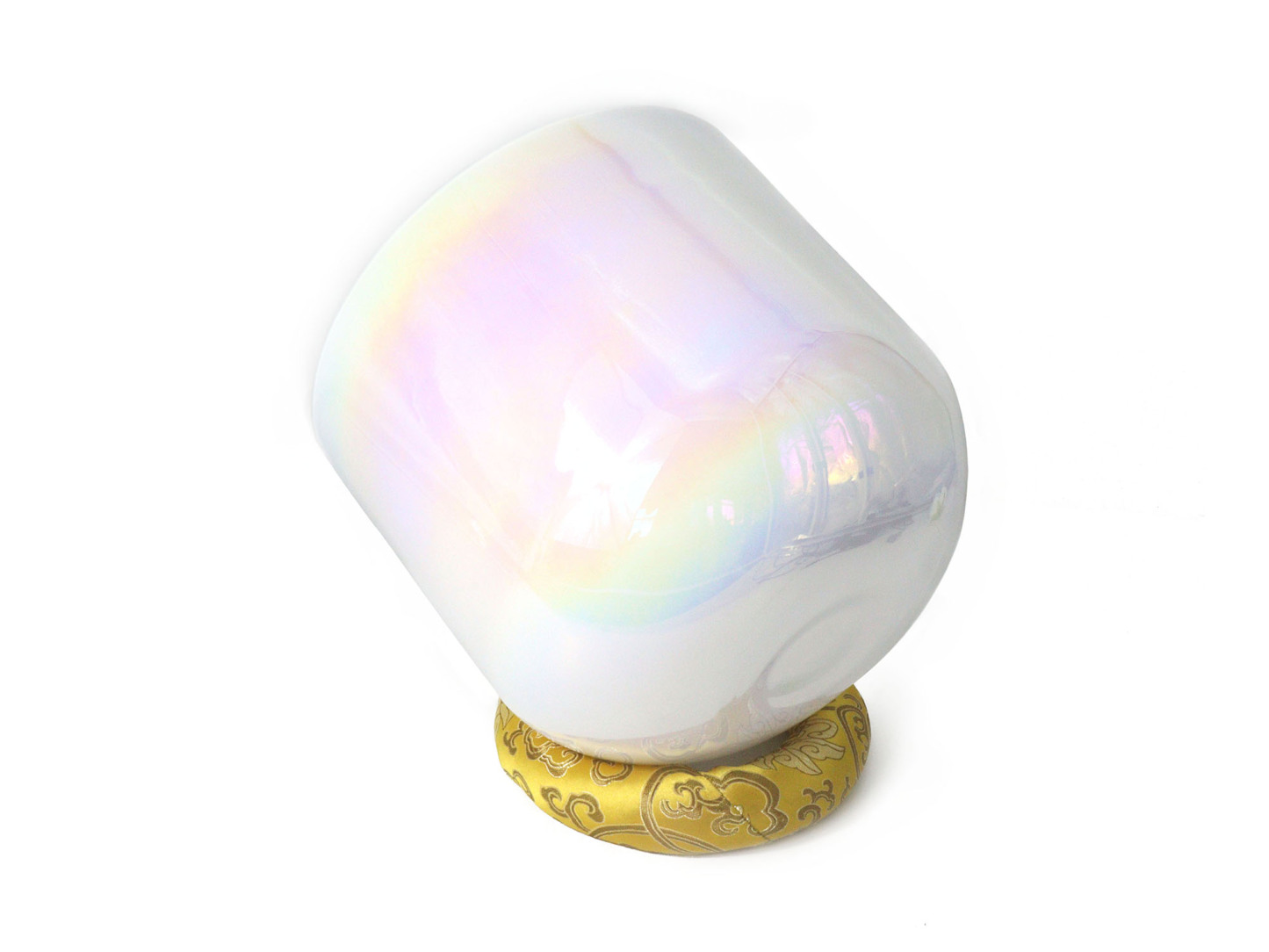 Pearlescent White Crystal Singing Bowl