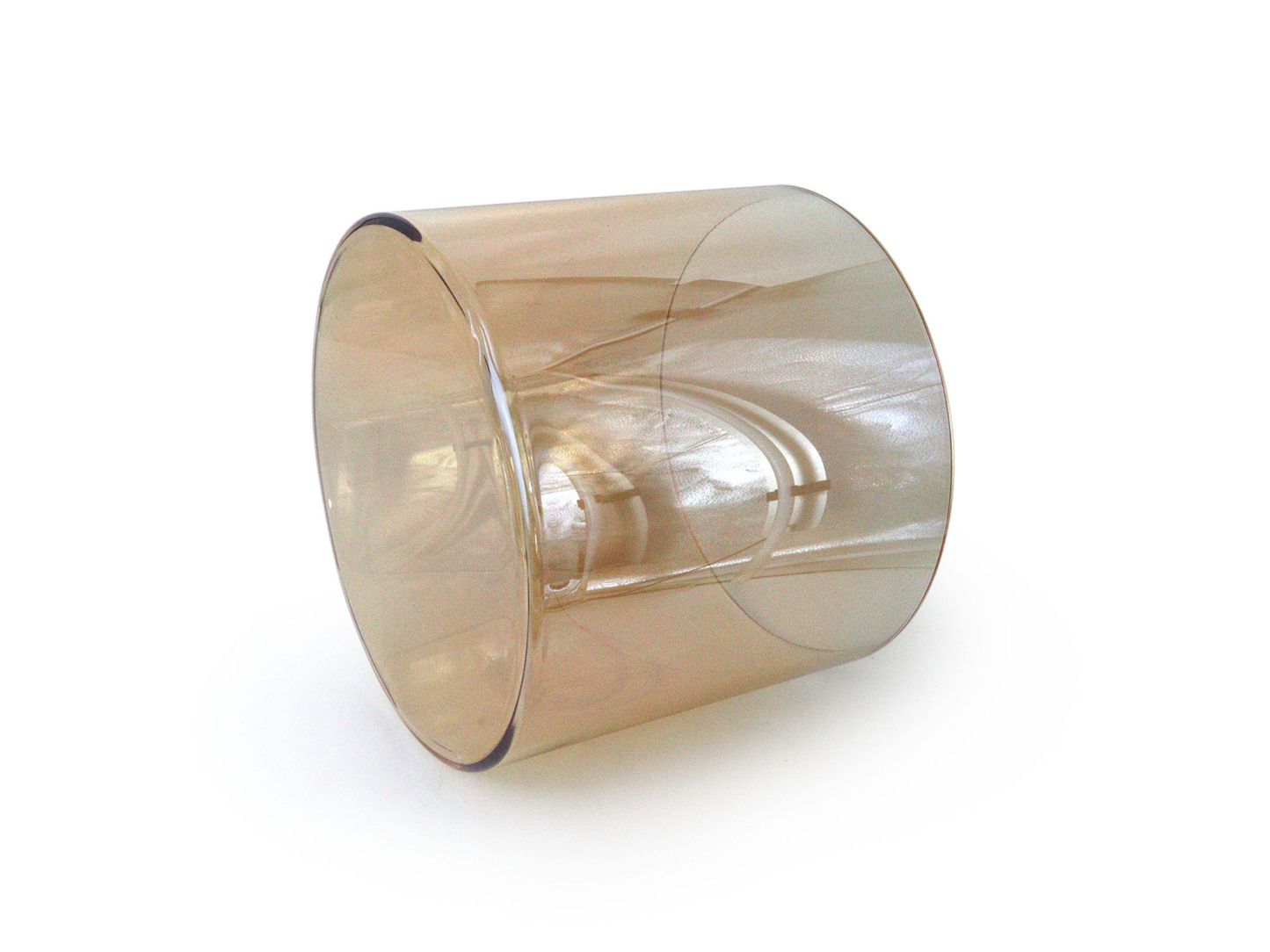 Tea Brown Crystal Singing Bowl