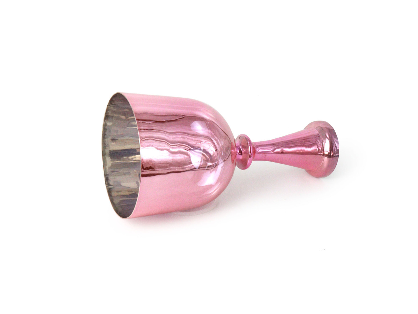 Pink Gradient Handheld Alchemy Crystal Singing Bowl (Chalice Style)