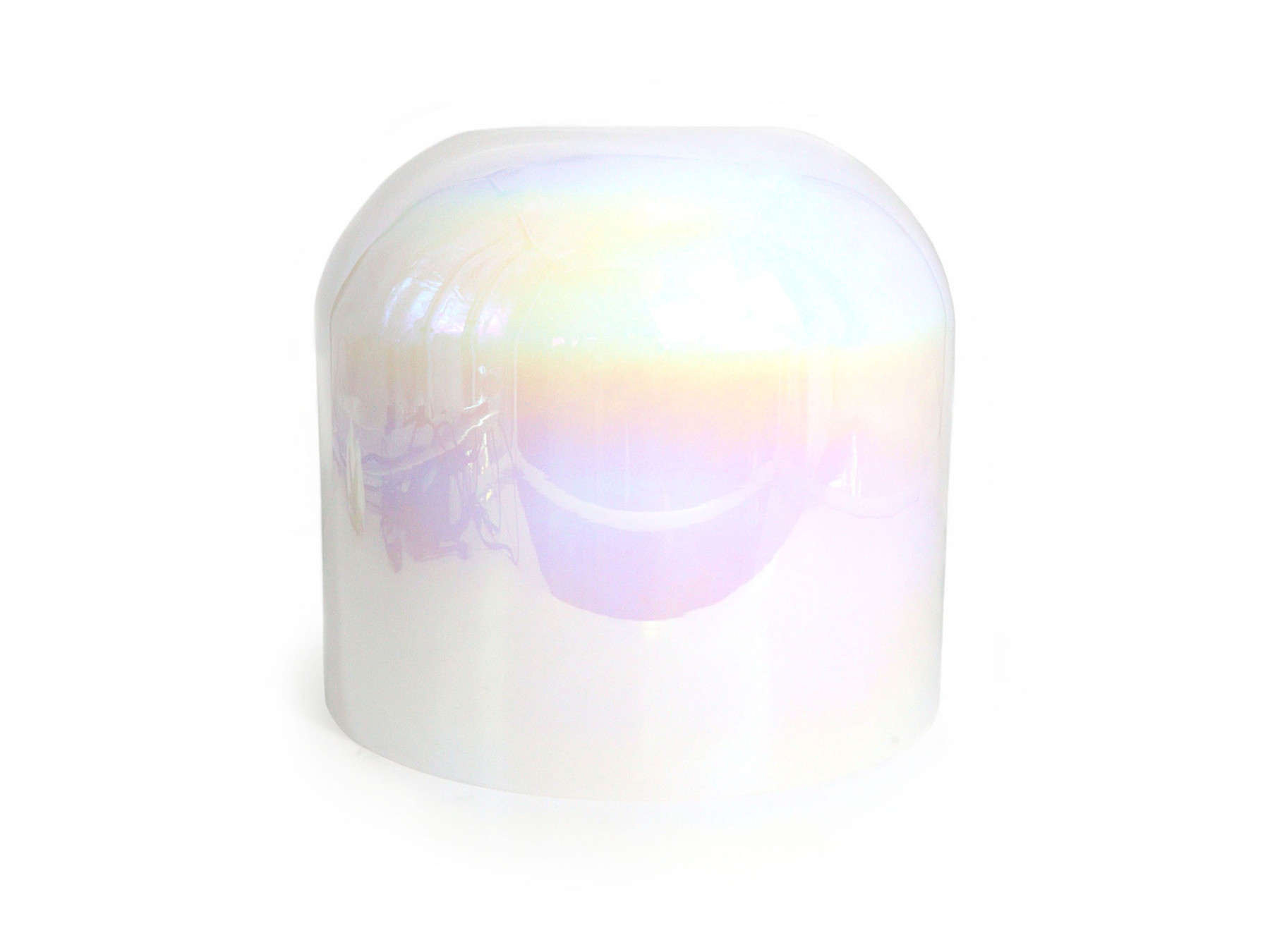 Pearlescent White Crystal Singing Bowl