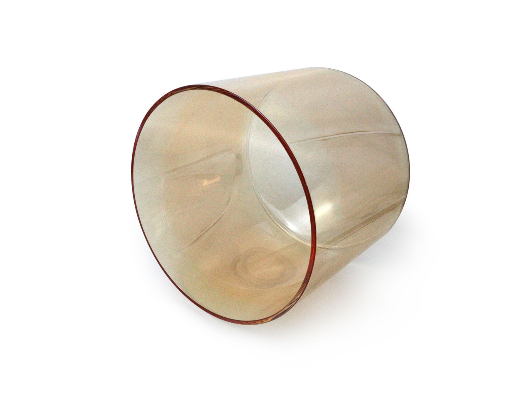 Tea Brown Crystal Singing Bowl