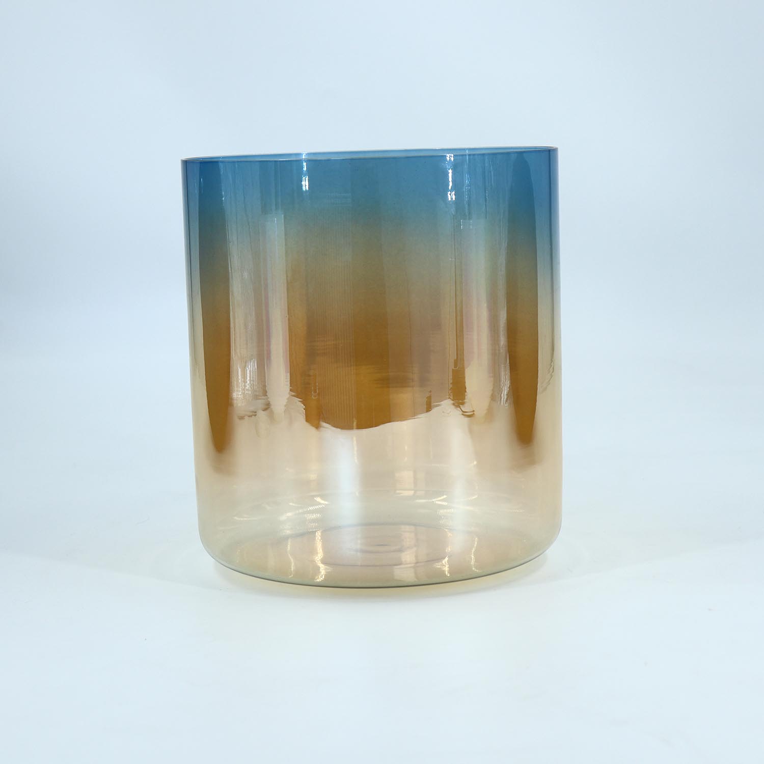Champagne The Glazed Rainbow Iridescent Lacquer Crystal Singing Bowl