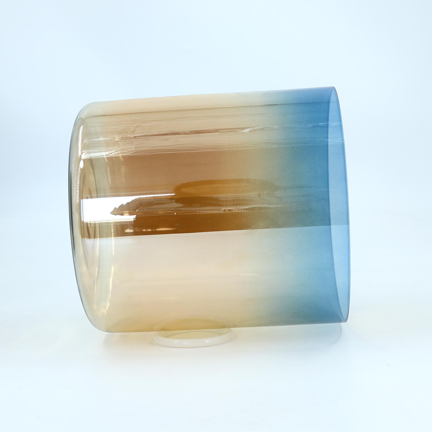 Champagne The Glazed Rainbow Iridescent Lacquer Crystal Singing Bowl