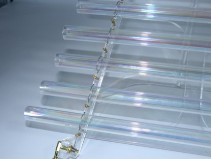 Aurora-Colored Crystal Harp