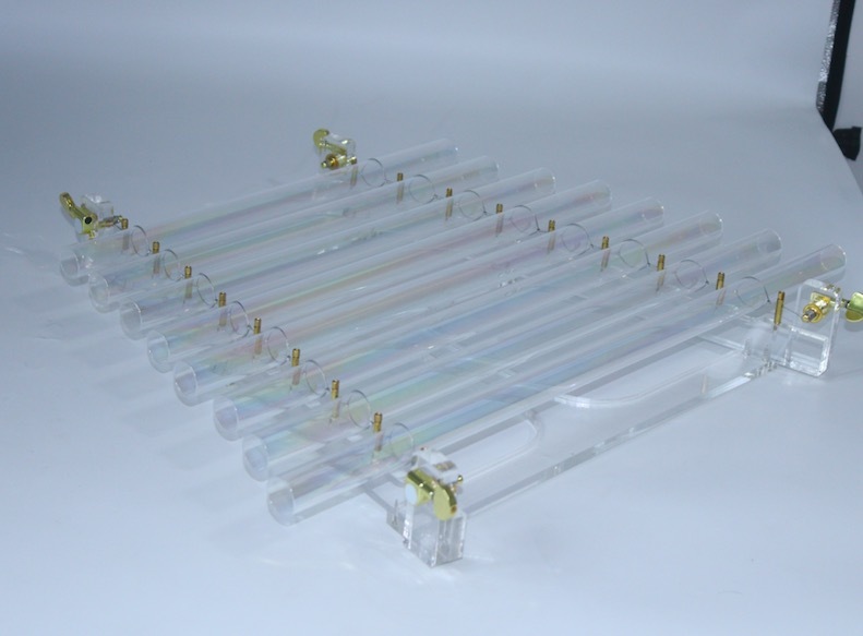 Aurora-Colored Crystal Harp