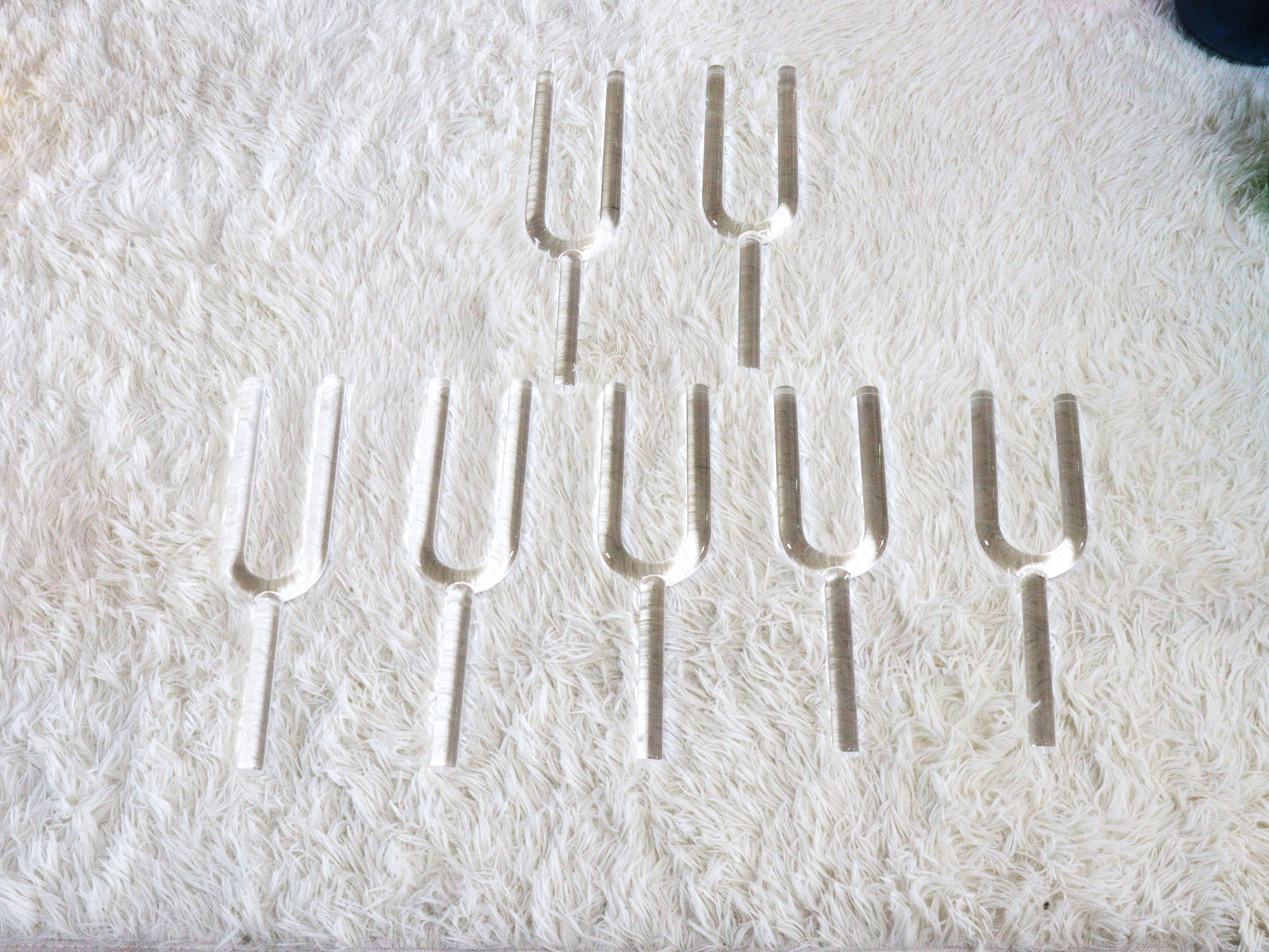 Premium Crystal Tuning Fork Set