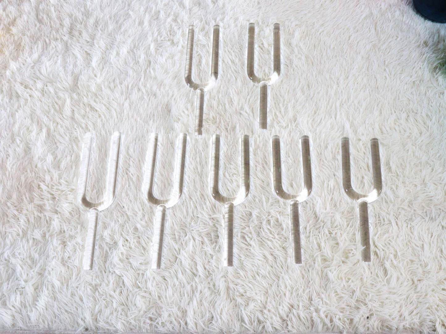 Premium Crystal Tuning Fork Set