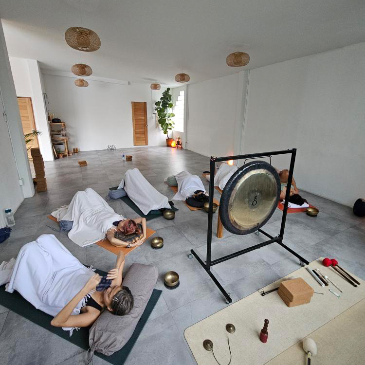 Engraved Sacred Geometry Gong