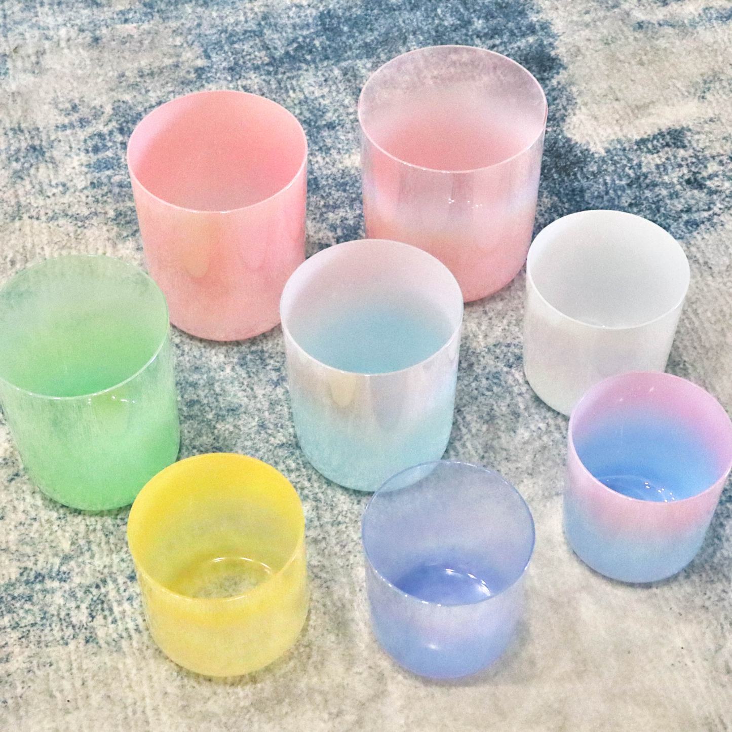 Alchemy Crystal Singing Bowls | Classic 7-Chakra Set