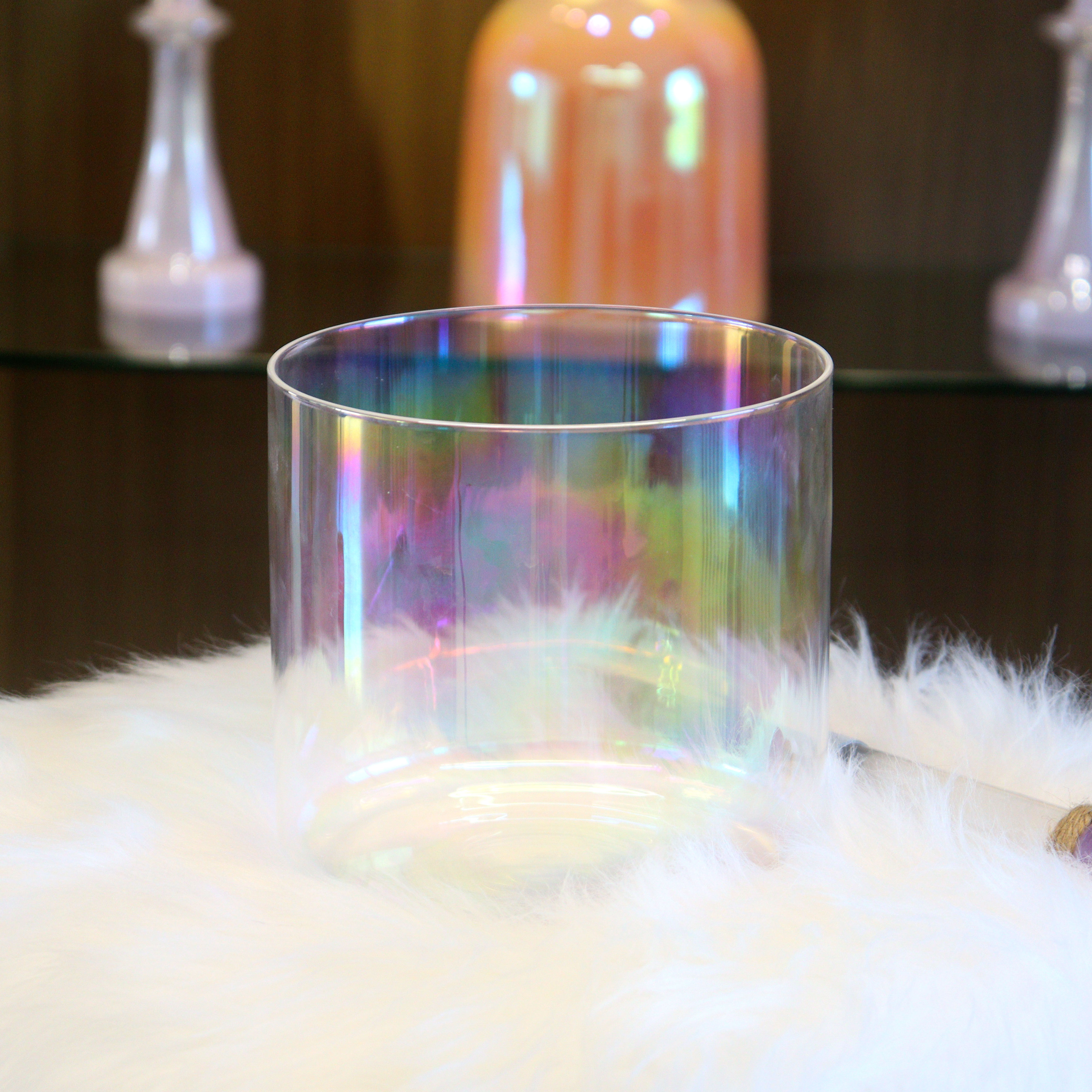 Cosmic Light Clear Crystal Singing Bowl