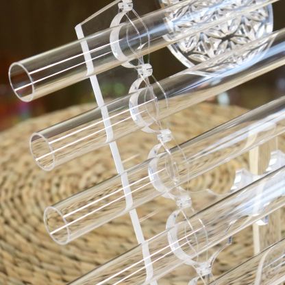 Clear Crystal Harp - Flower of Life