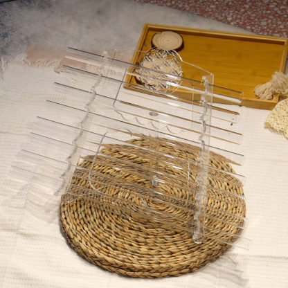 Clear Crystal Harp - Flower of Life