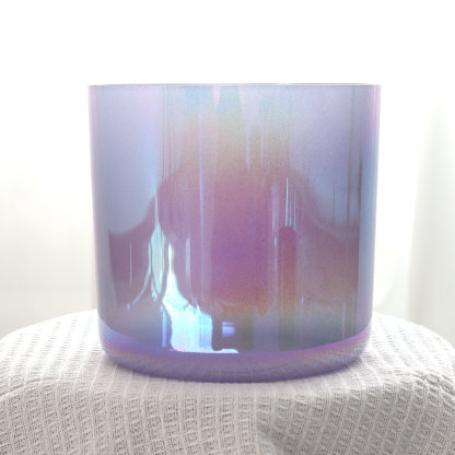 Purple Ⅱ Collection The Glazed Rainbow Iridescent Lacquer Crystal Singing Bowl