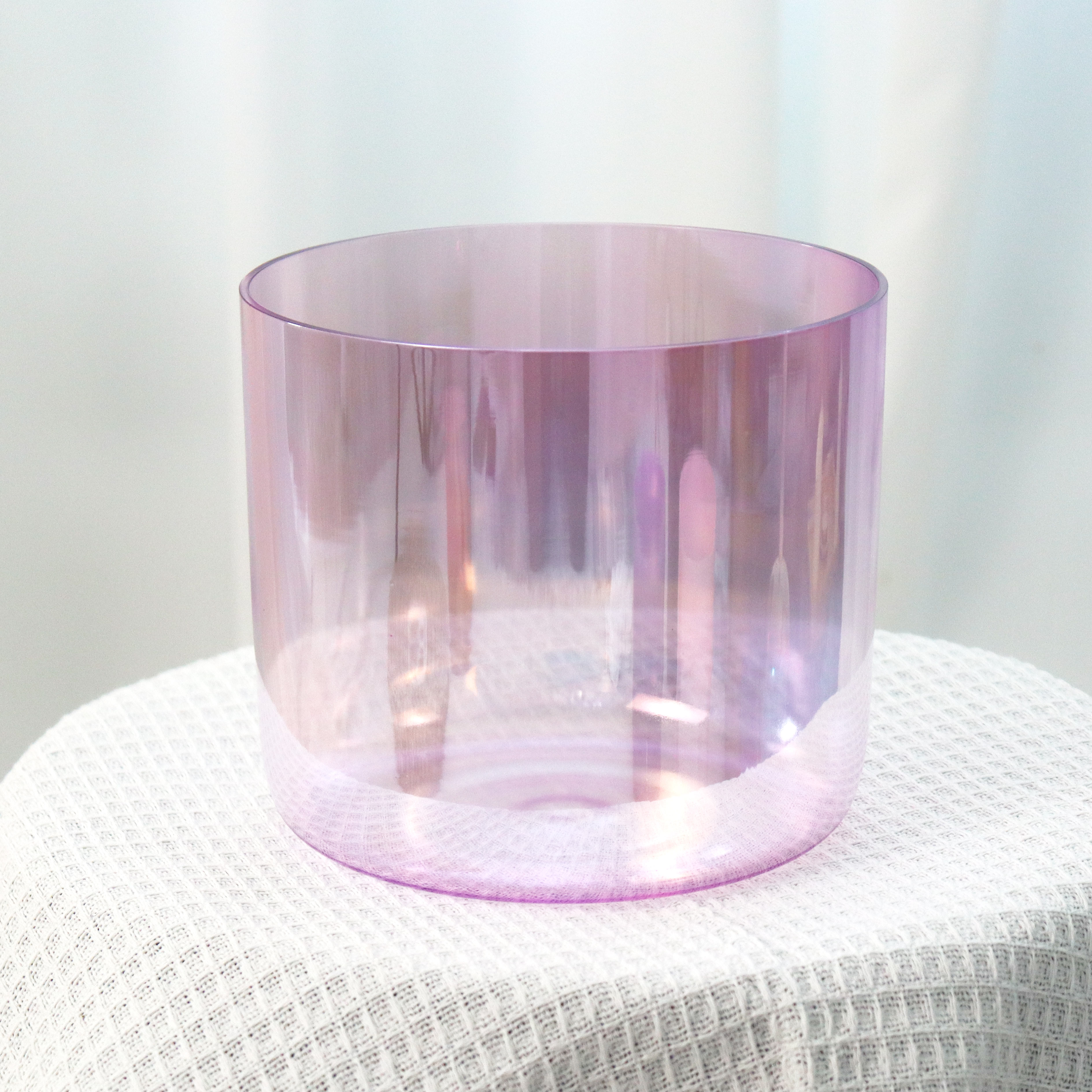Purple Ⅱ Collection The Glazed Rainbow Iridescent Lacquer Crystal Singing Bowl