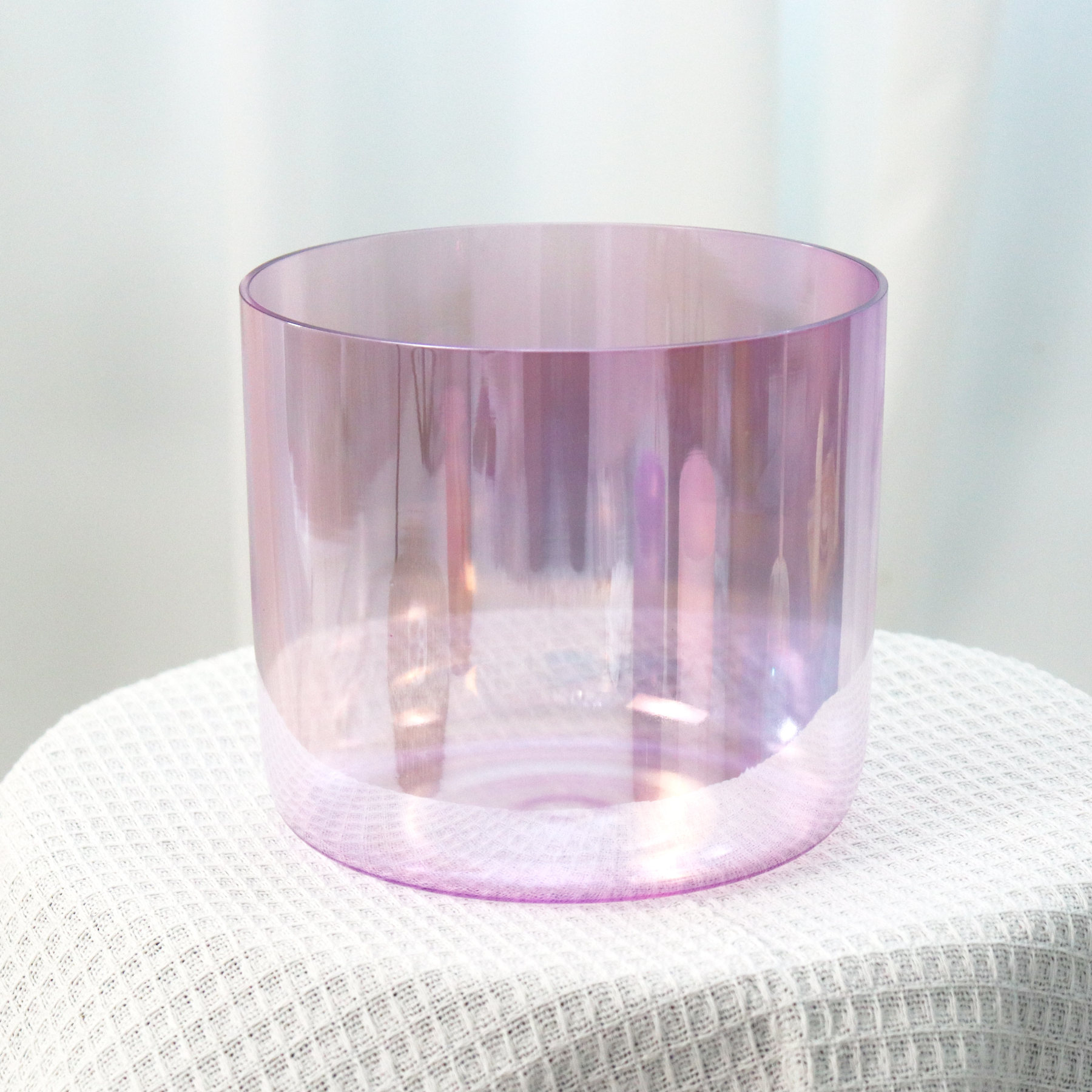 Purple Ⅱ Collection The Glazed Rainbow Iridescent Lacquer Crystal Singing Bowl