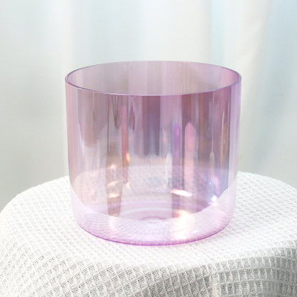 Purple Ⅱ Collection The Glazed Rainbow Iridescent Lacquer Crystal Singing Bowl