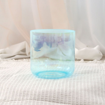 Blue Ⅱ Collection The Glazed Rainbow Iridescent Lacquer Crystal Singing Bowl
