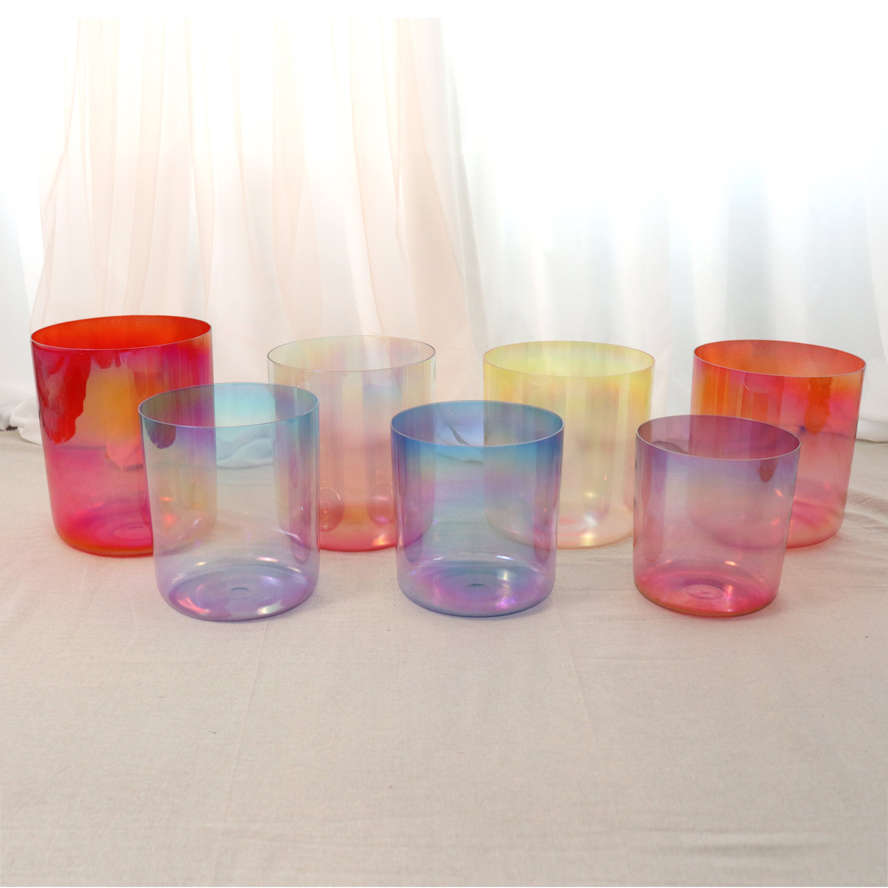 Alchemy Crystal Singing Bowls | Classic 7-Chakra Set