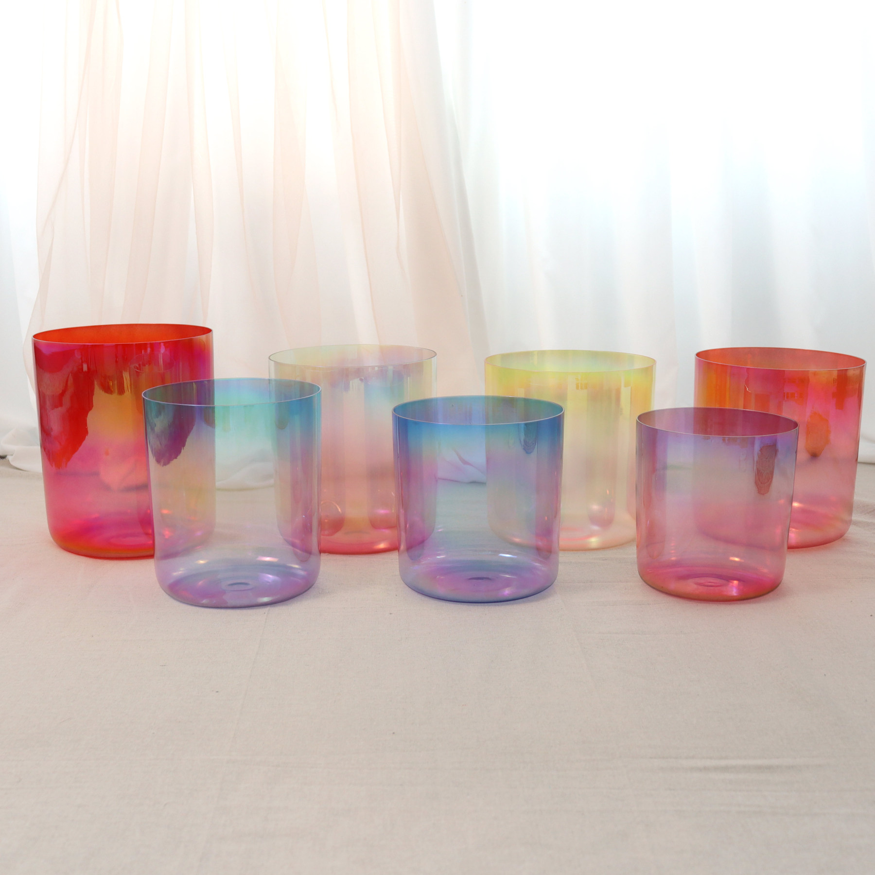 Alchemy Crystal Singing Bowls | Classic 7-Chakra Set