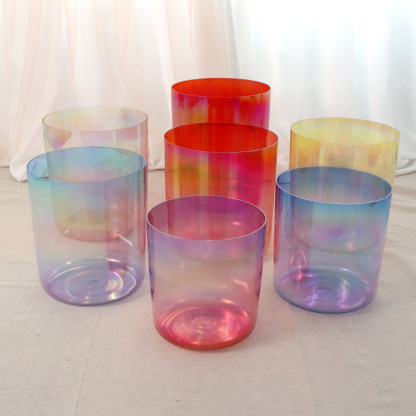 Alchemy Crystal Singing Bowls | Classic 7-Chakra Set
