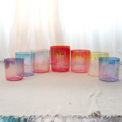 Alchemy Crystal Singing Bowls | Classic 7-Chakra Set
