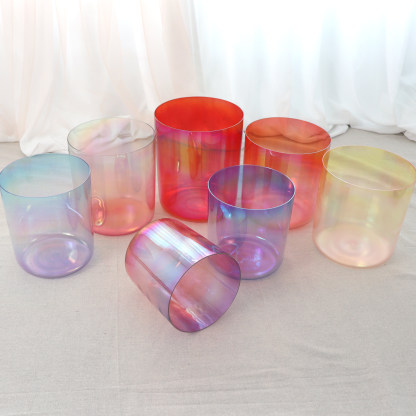 Alchemy Crystal Singing Bowls | Classic 7-Chakra Set