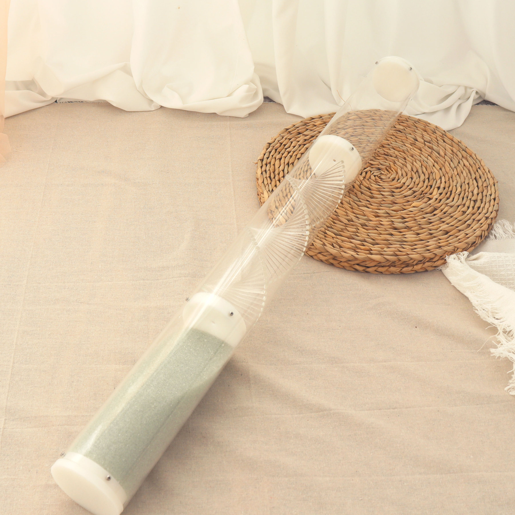 Premium White Rain Stick