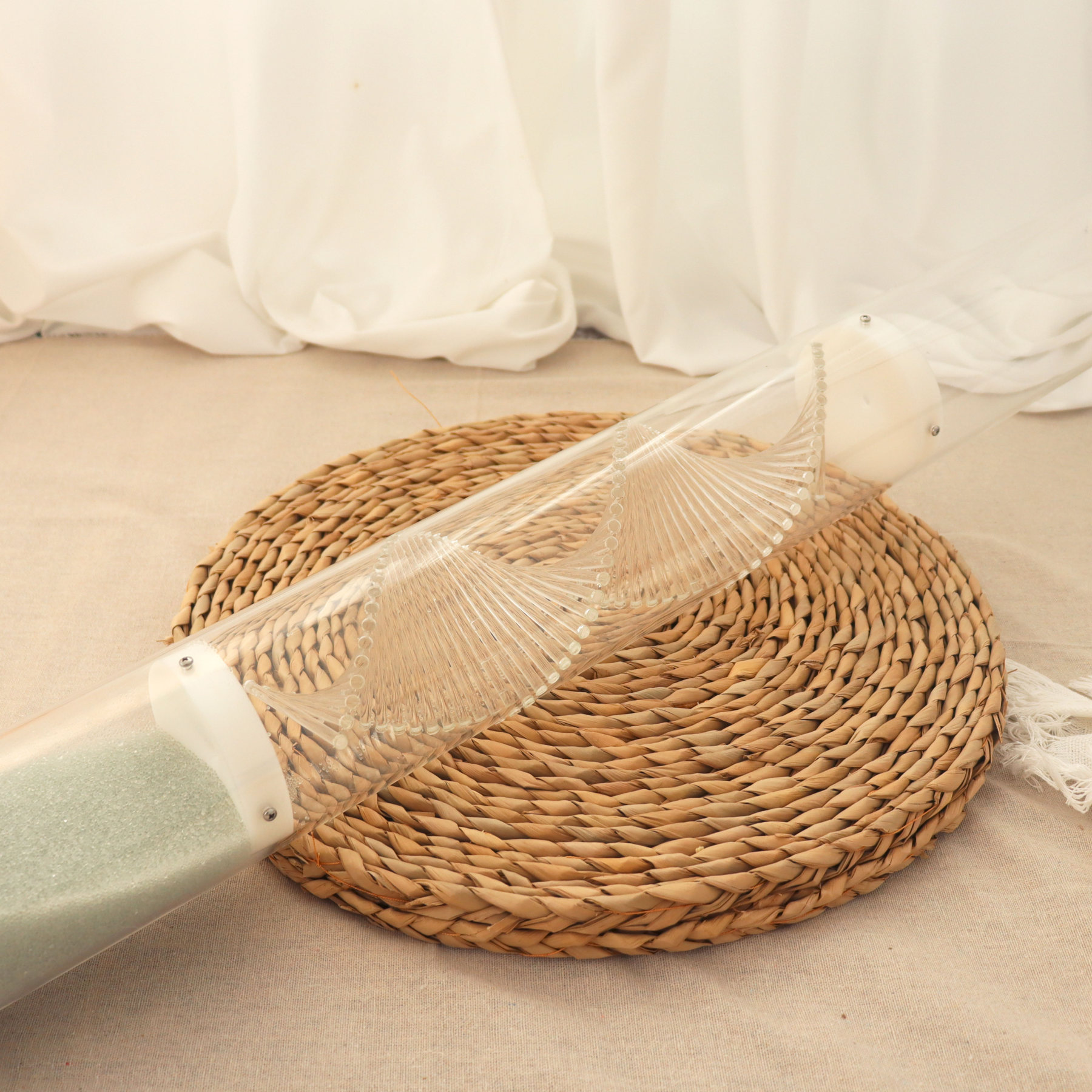 Premium White Rain Stick