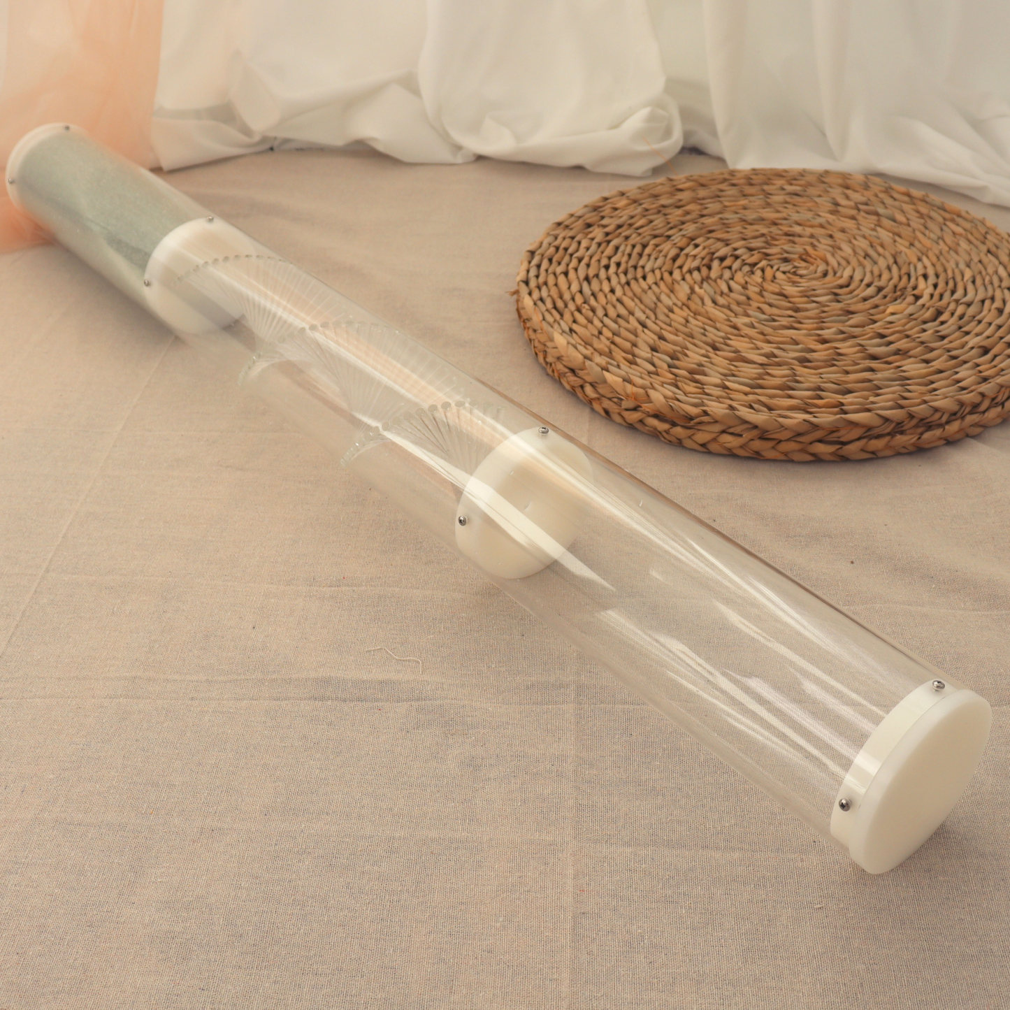Premium White Rain Stick