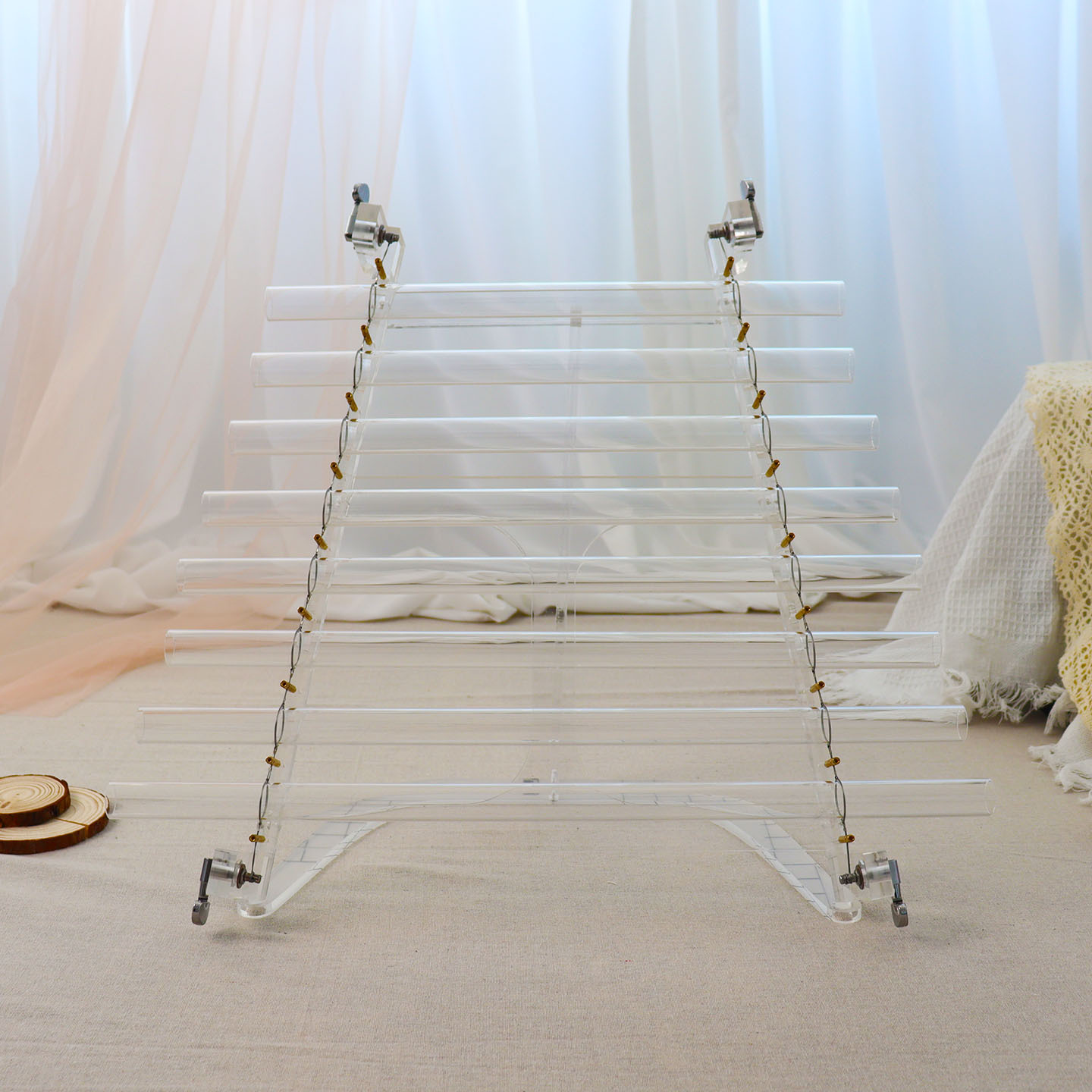 Clear Crystal Harp