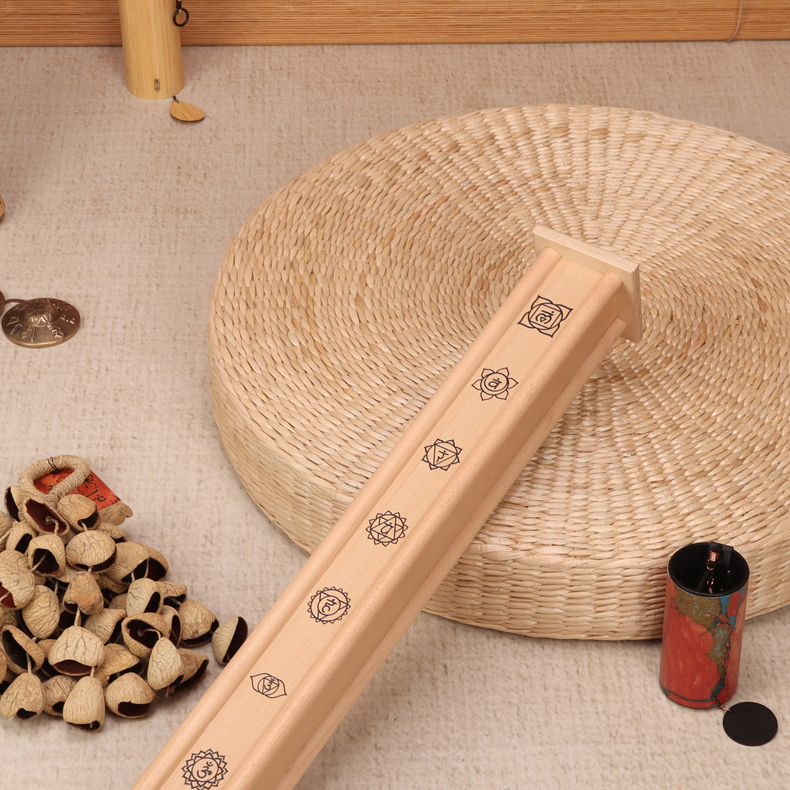 Sustain Rainstick, Free-standing design for hands-free use.