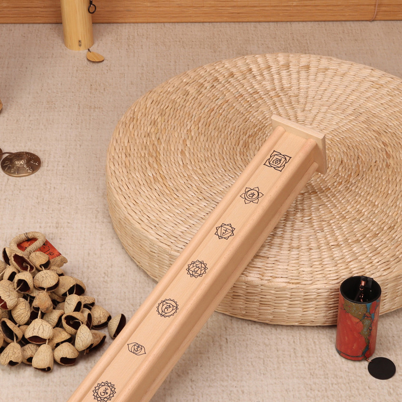 Sustain Rainstick, Free-standing design for hands-free use.