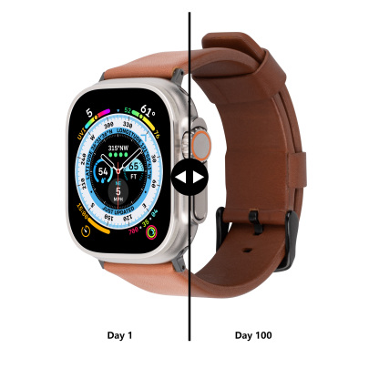 Apple Watch小牛皮方尾表带