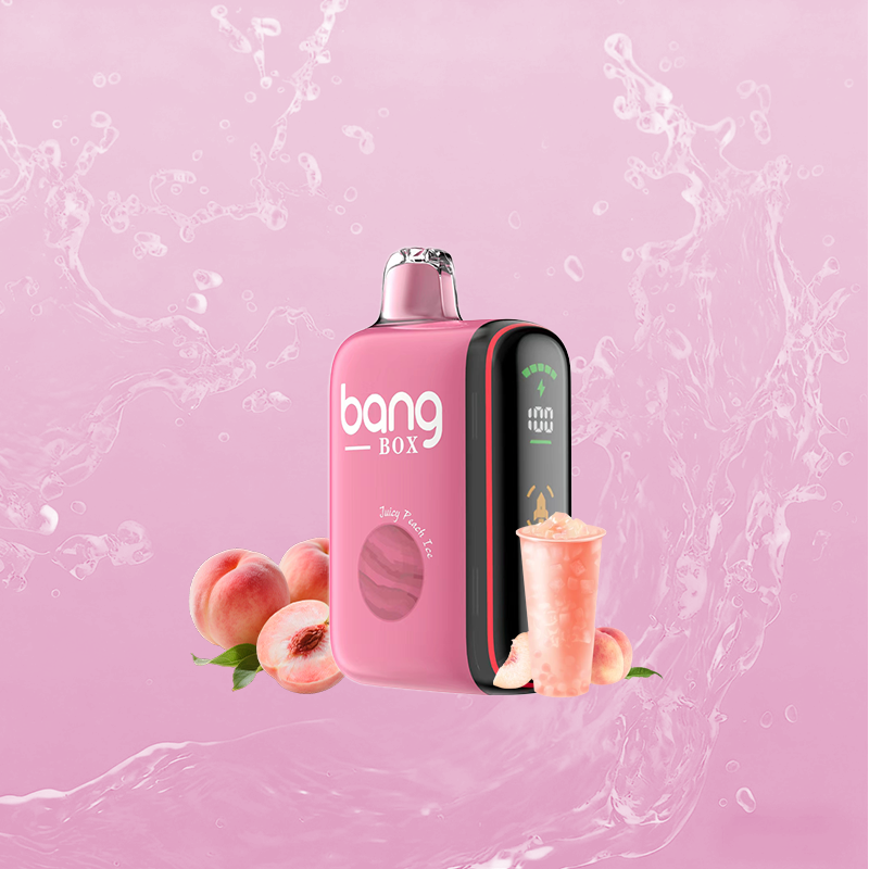 BANG BOX 9000-18000 Puffs Disposable Vape - Juicy Peach ice
