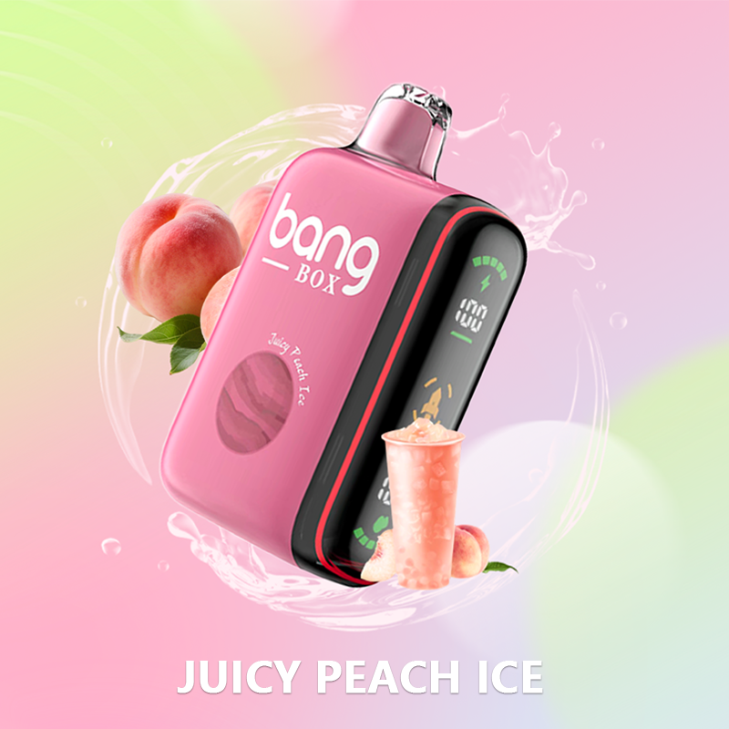 BANG BOX 9000-18000 Puffs Disposable Vape - Juicy Peach ice