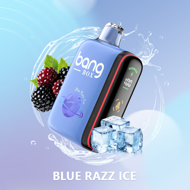 BANG BOX 9000-18000 Puffs Disposable Vape - Blue razz ice