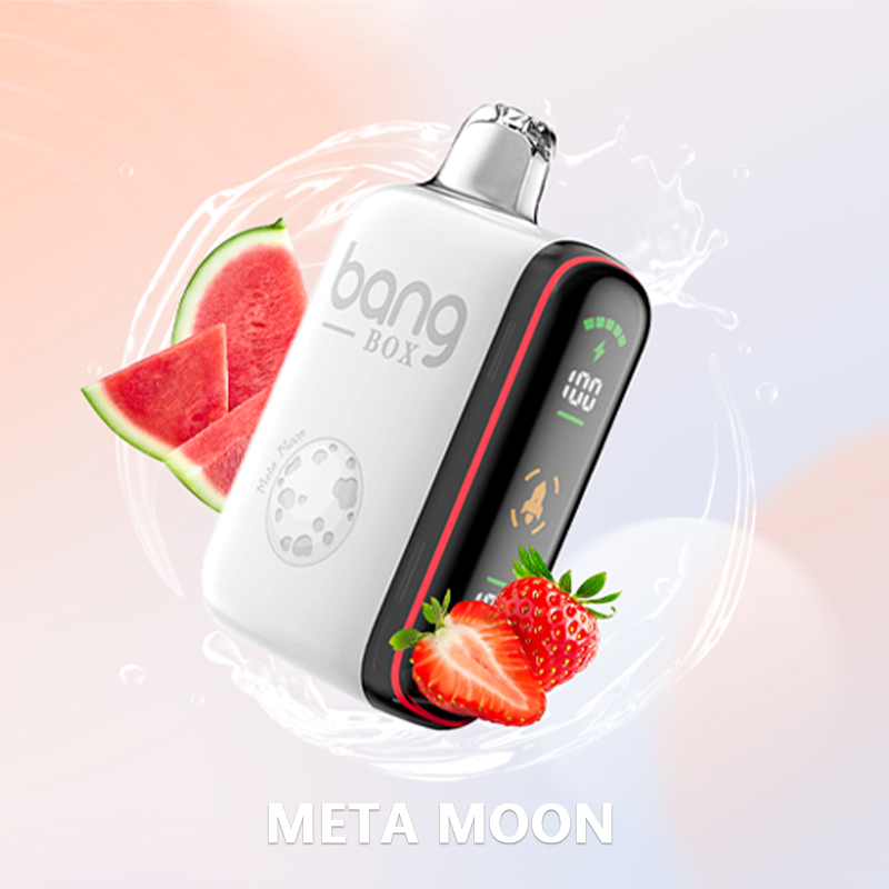 BANG BOX 9000-18000 Puffs Disposable Vape - Meta moon (Strawberry,Watermelon,melon)