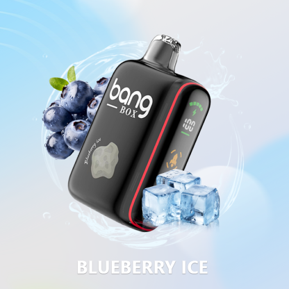 BANG BOX 9000-18000 Puffs Disposable Vape - Blueberry ice