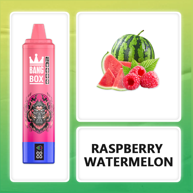 BANG BOX 20000 Puffs Double Flavor Disposable Vape - Raspberry Watermelon