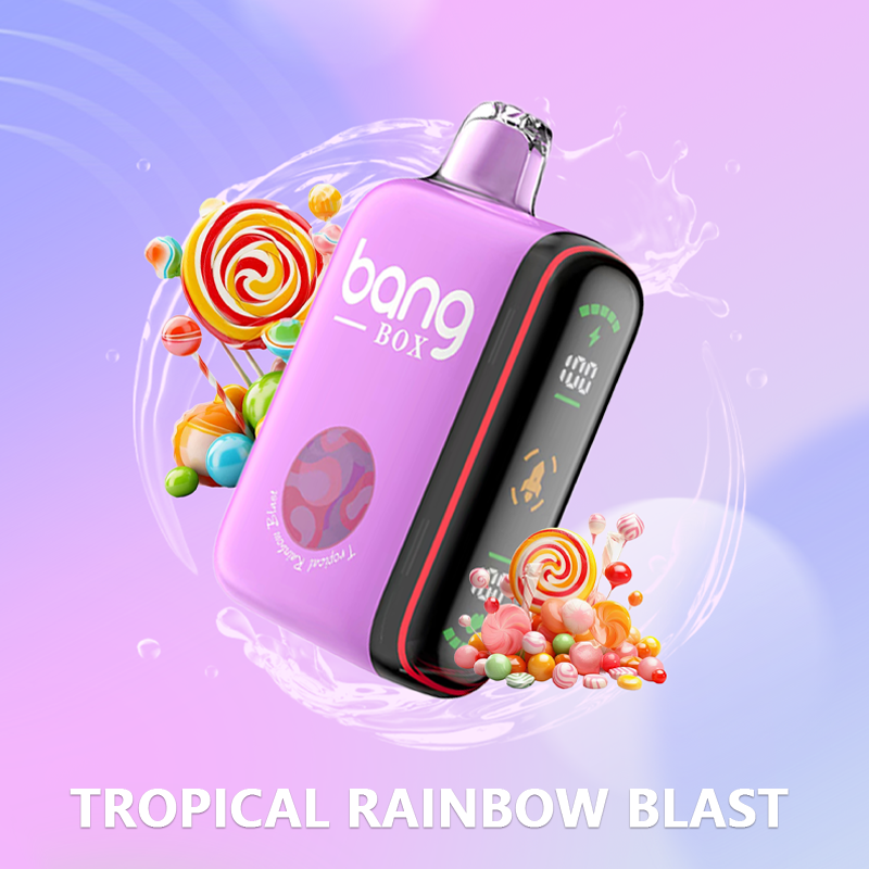 BANG BOX 9000-18000 Puffs Disposable Vape - Tropical Rainbow Blast