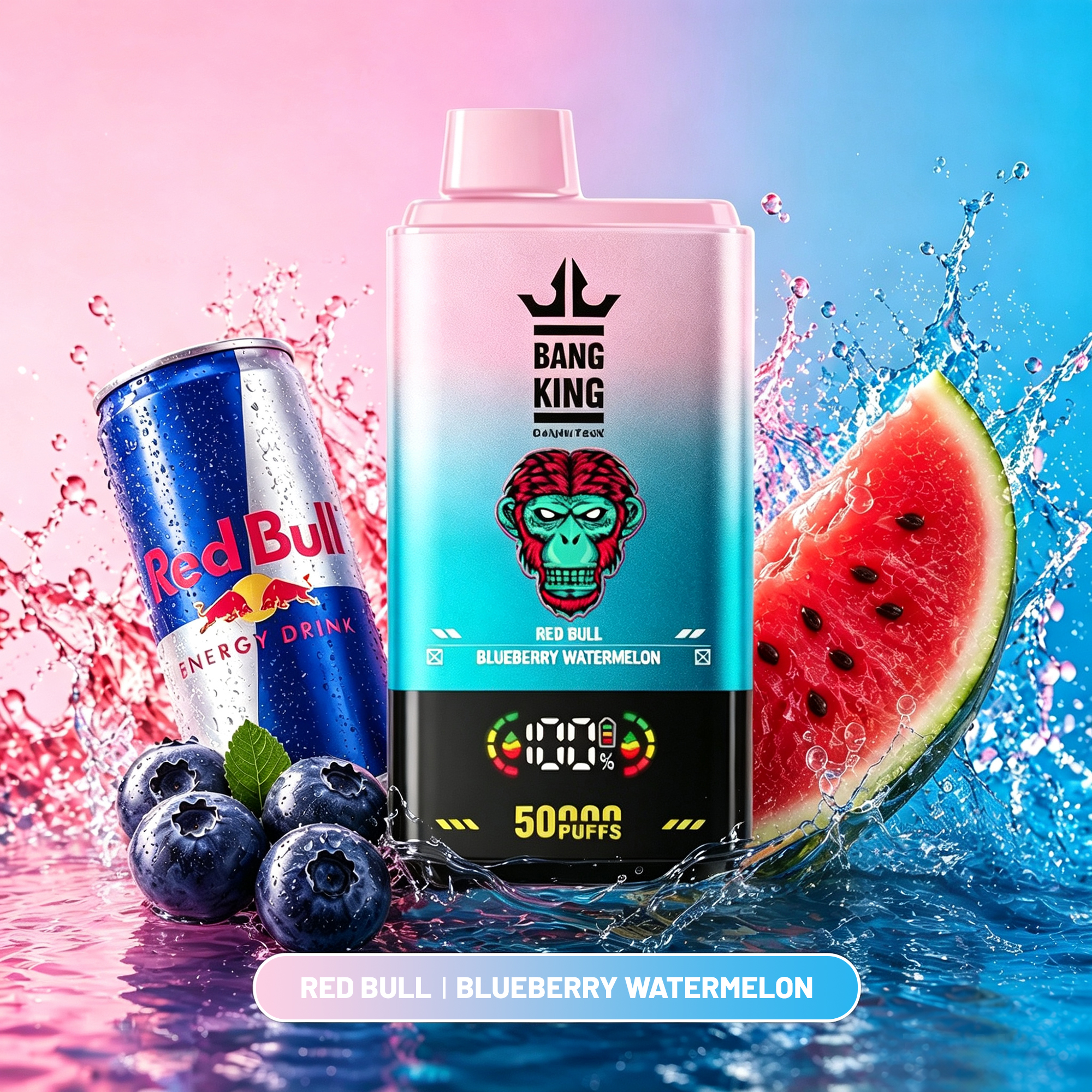 BANG BOX 50000 Puffs Disposable Vape - Red Bull & Blueberry Watermelon
