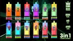 BANG BOX 80000 Puffs 3 az 1-ben Ízesített Eldobható Vape - Citrom-lime+Mangó-őszibarack-görögdinnye+Áfonyás jég
