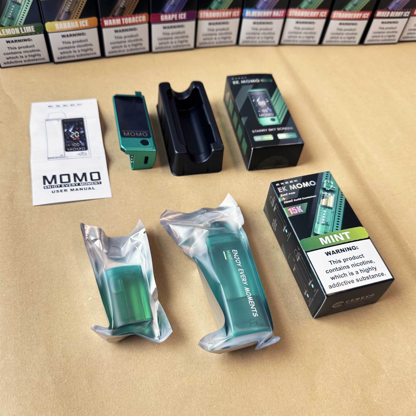 EK MOMO Prefilled Pod Kit