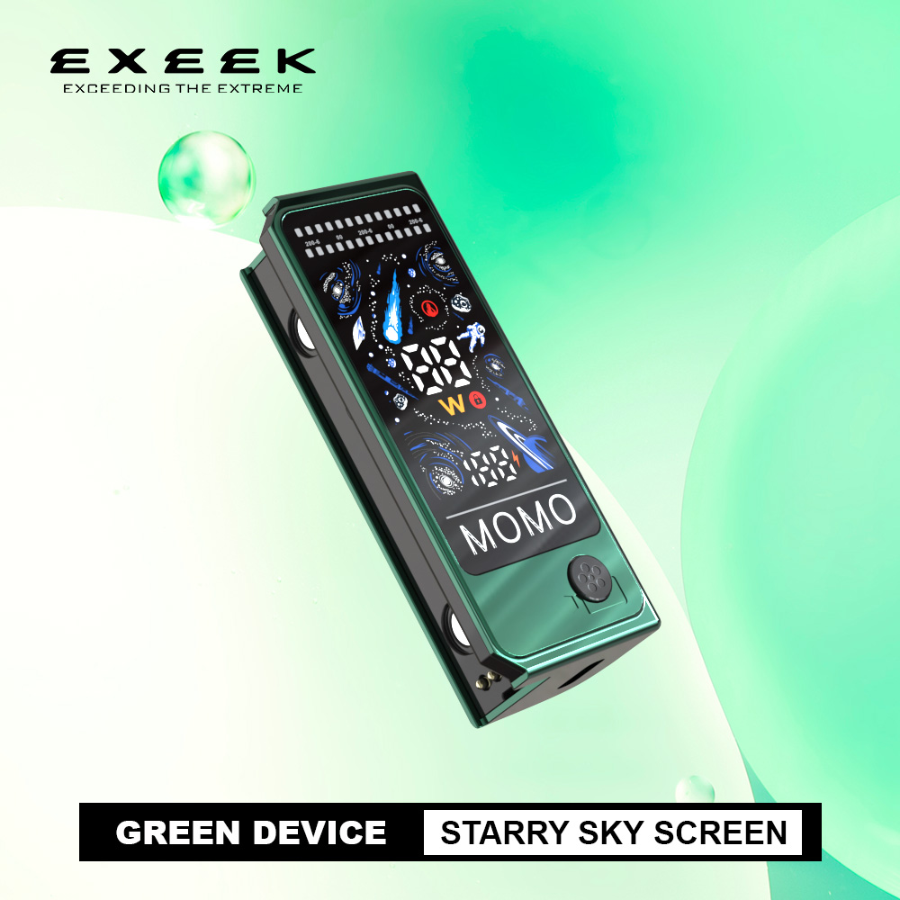 EK MOMO Pod 1200mAh 30W with Green Starry Sky Screen